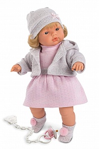 Интерактивная кукла Лола 38 см., со звуком (Llorens Juan S.L., L 38554veg)